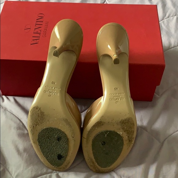 Nude Valentino kitten heel sandal - Picture 4 of 6